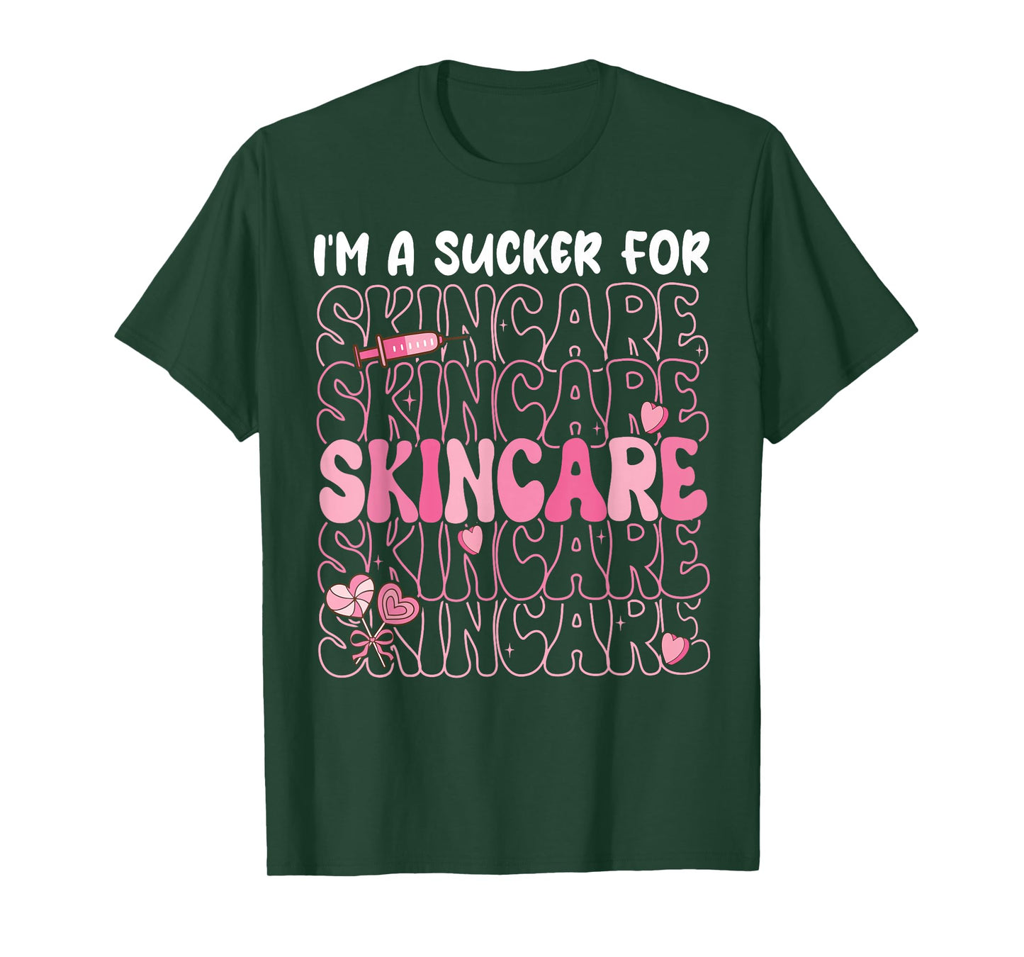 I'm A Sucker for Skincare Dermatology Therapist Valentines T-Shirt