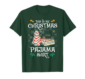 This is My Christmas Pajama Shirt Christmas Cake Debbie T-Shirt