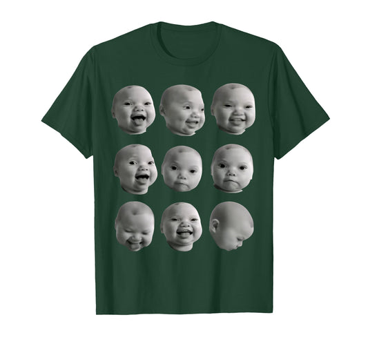 Funny Niche Baby gen z Meme ai Viral Giggling AI Laughing T-Shirt