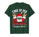 This is My Christmas Pajama Shirt Sunglasses Santa Rock On T-Shirt