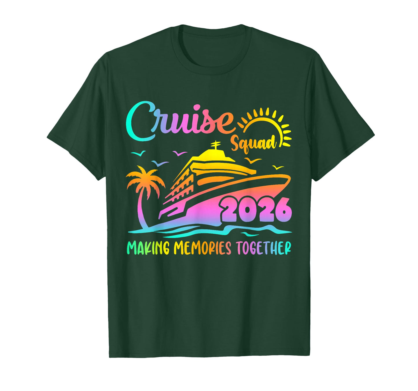 Cruise Squad 2026 Family Friends Vacation Matching Group T-Shirt