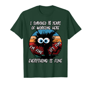 I Survived 18 Years of Working Here T-Shirt