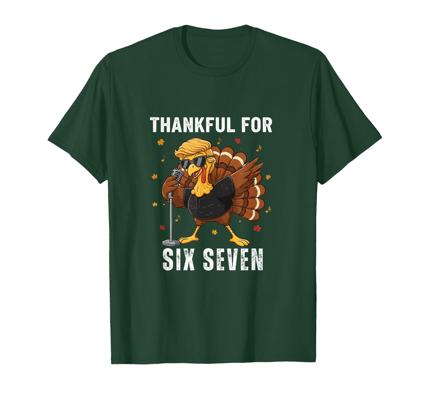 67 Thanksgiving Funny Six Seven Meme Brainrot Turkey Boys T-Shirt