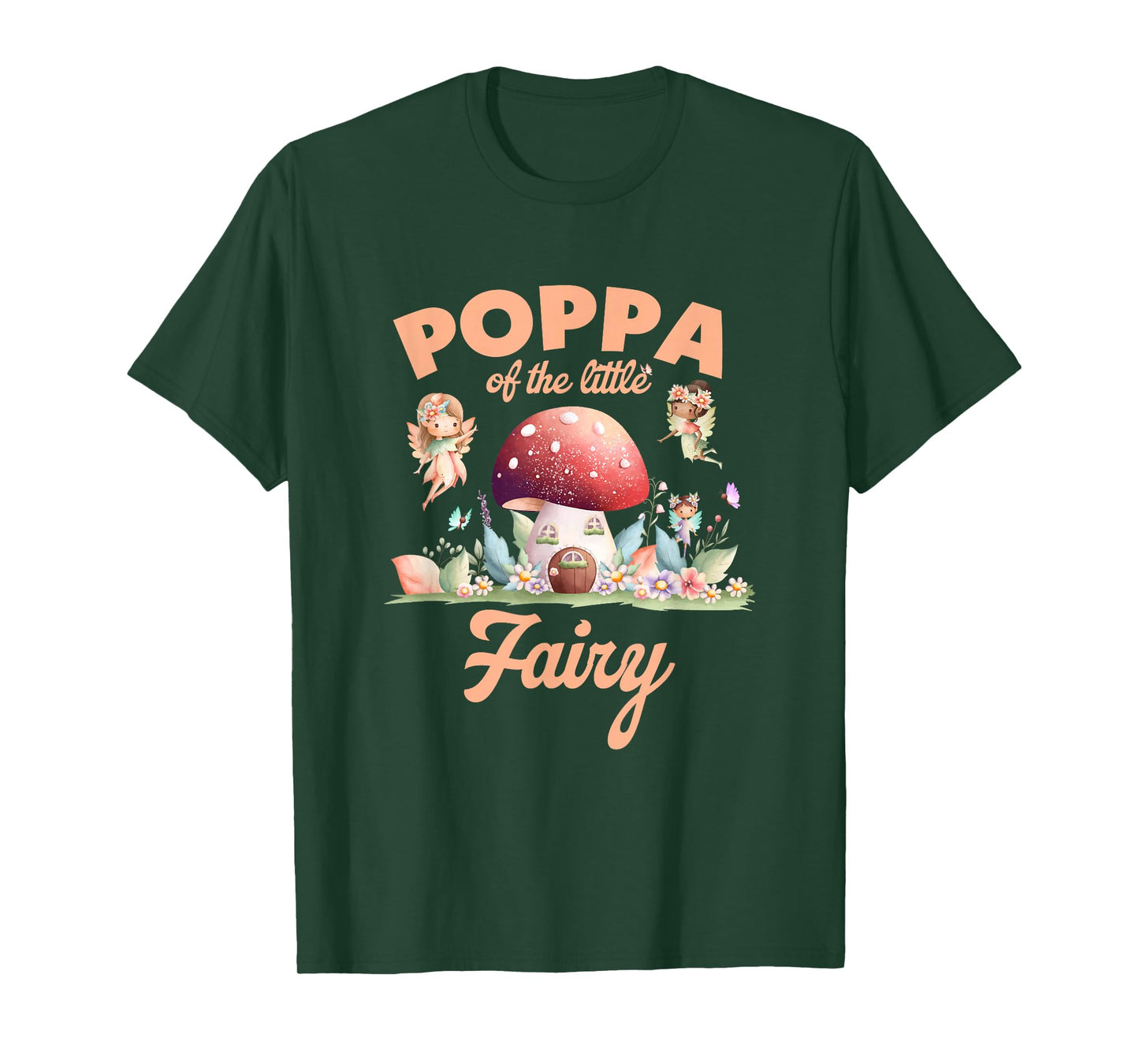 Poppa of The Little Fairy 1St Birthday Girl Fairytale T-Shirt
