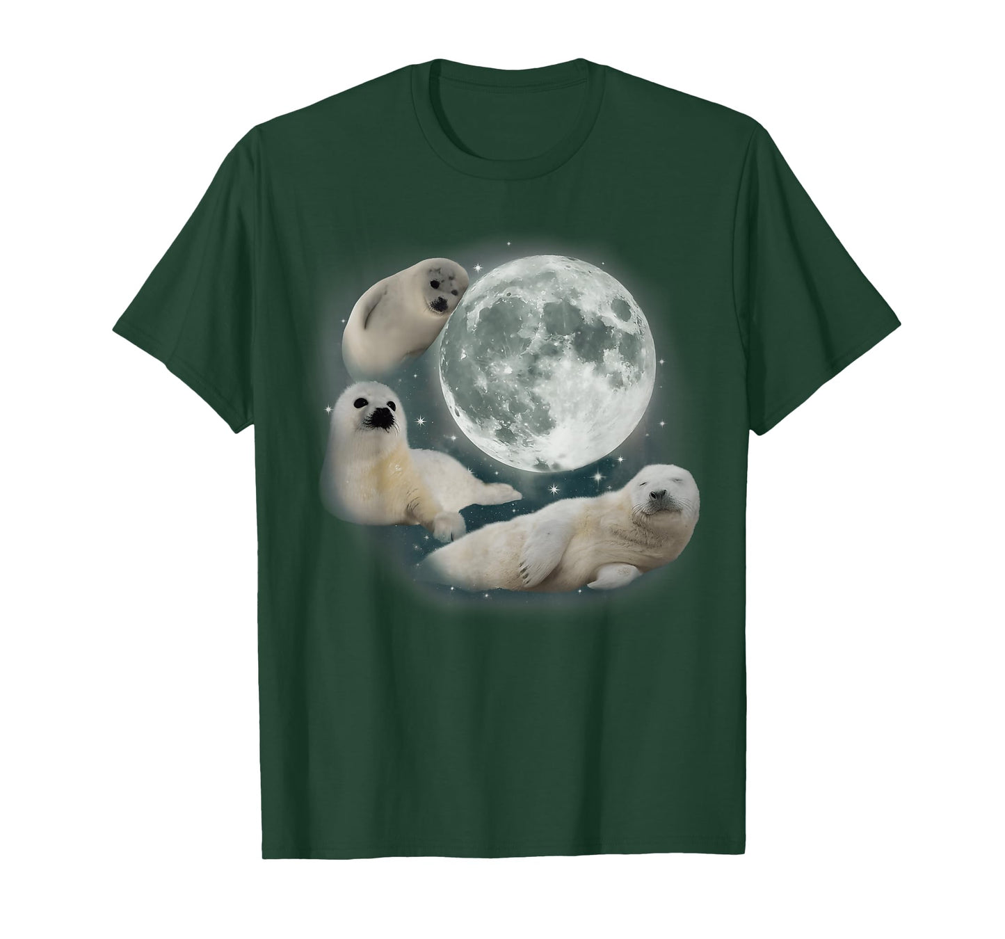 Three Baby Seal Vintage Graphic 90s Funny Women Men Kids T-Shirt