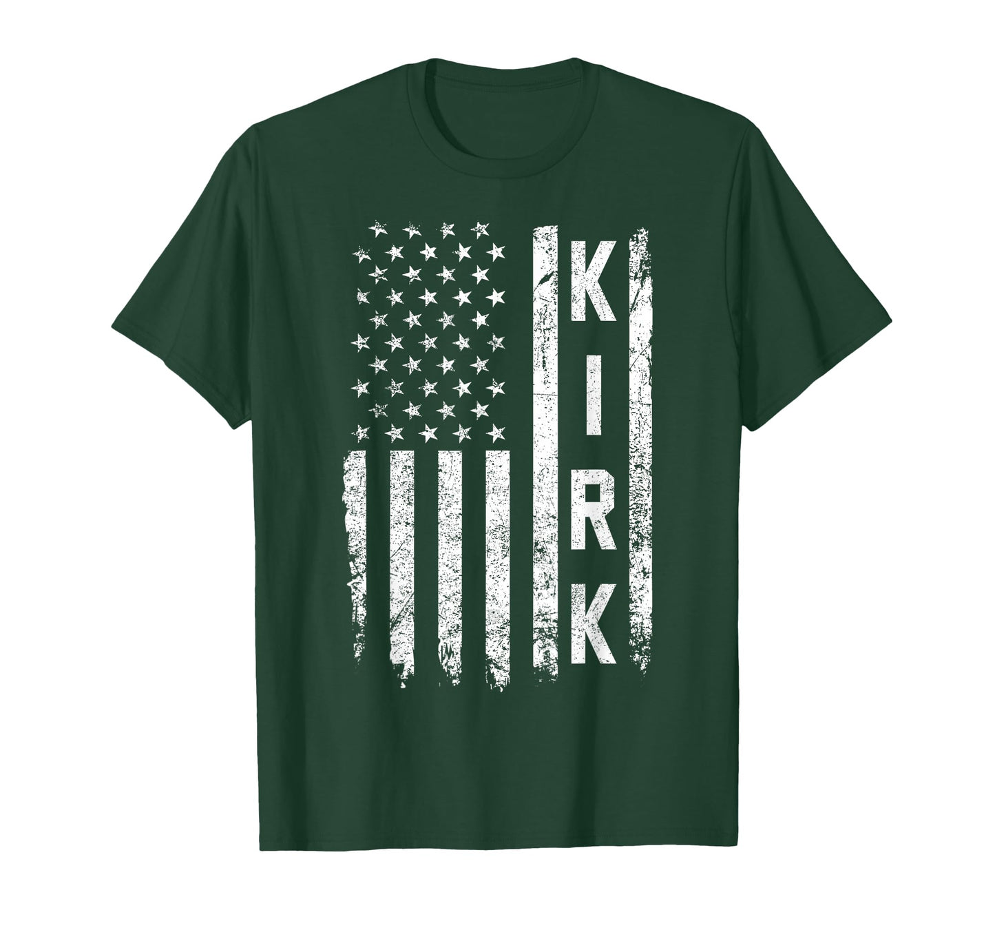 Retro Vintage Kirk US Flag T-Shirt