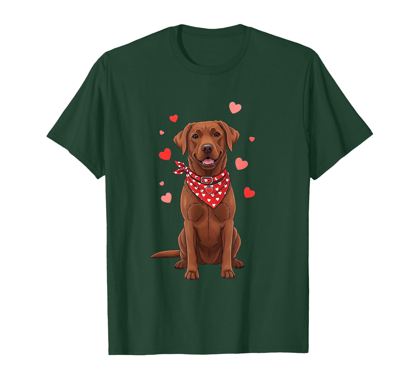 Labrador Retriever Valentine Dog Lover Heart T-Shirt