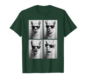 Cool Llamas Sunglasses Jungle Animal Meme Selfie Booth T-Shirt