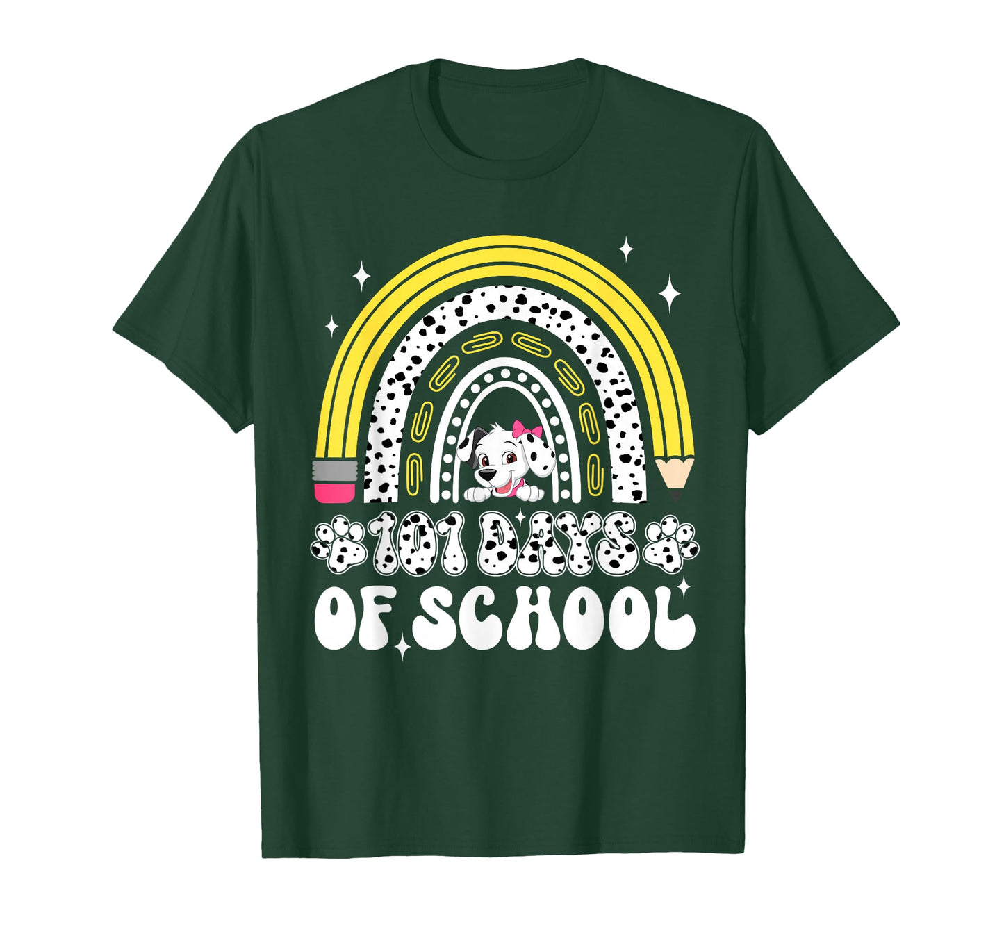 100 Days of School Dog 100th Days Smarter Teacher Girl Boy T-Shirt