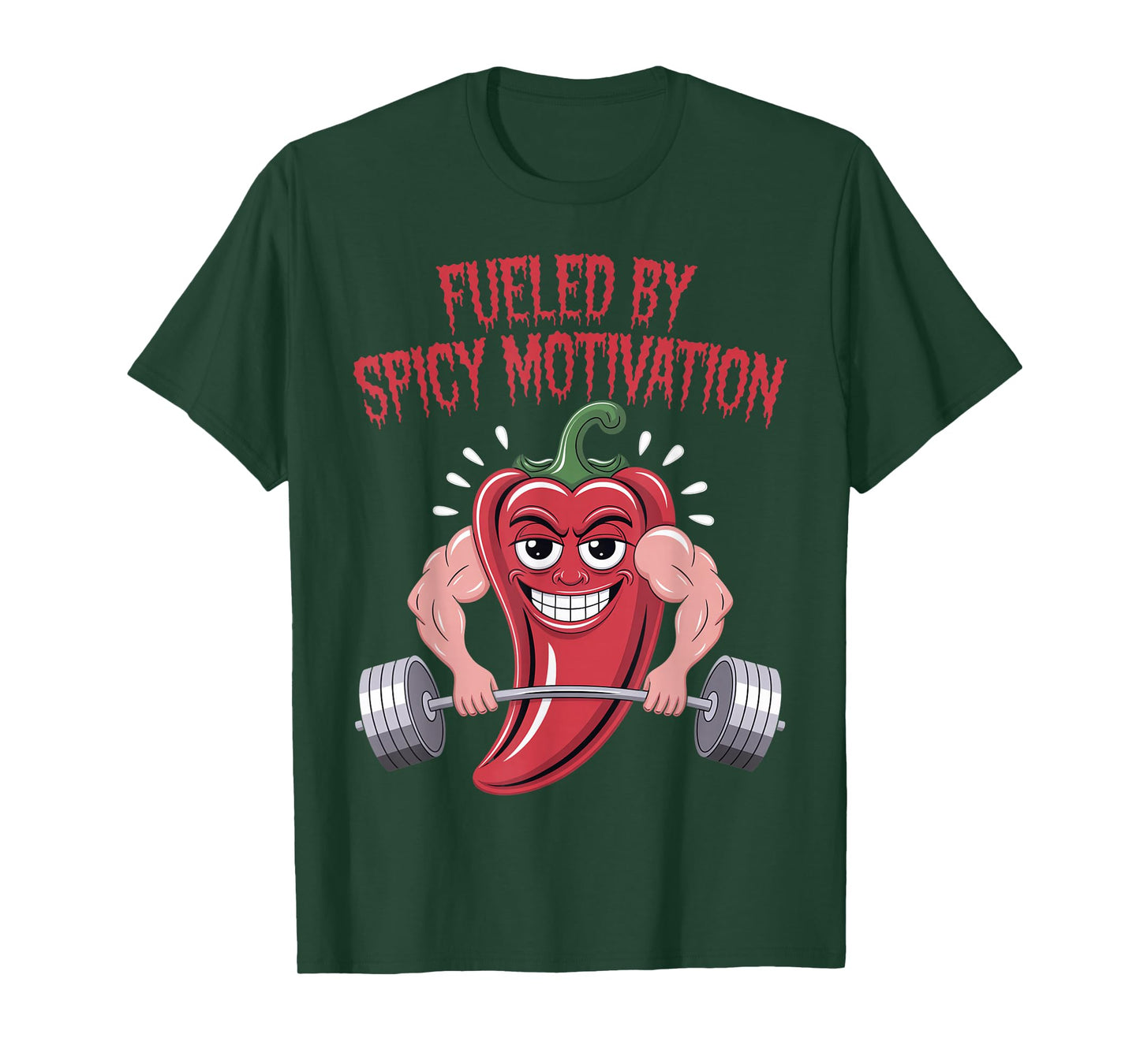 Spicy Pepper Gym Design for Workout Lovers T-Shirt