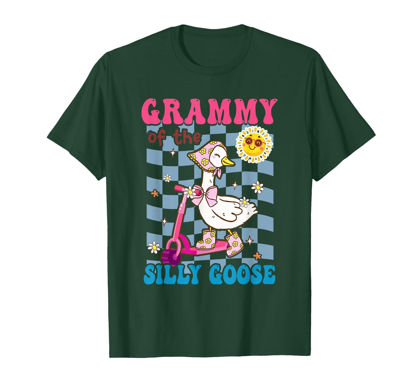 Grammy of The Silly Goose First Birthday Family Matching T-Shirt