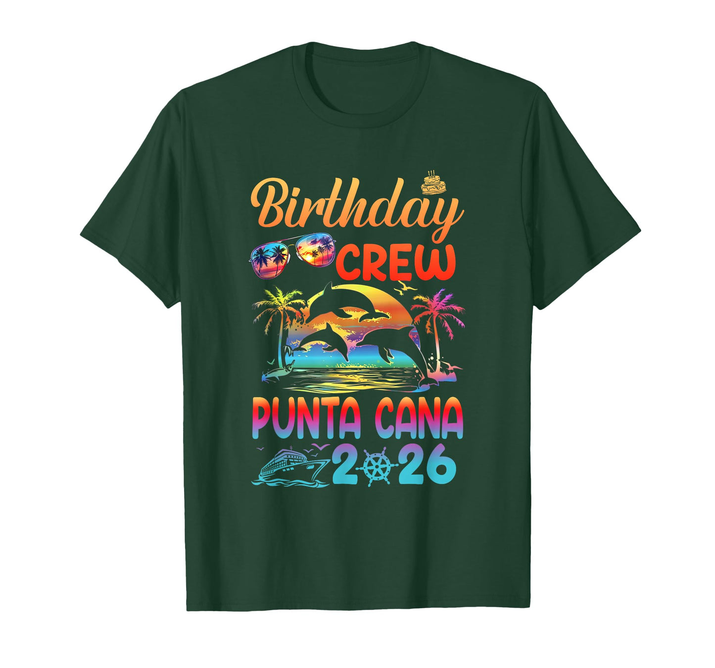 Punta Cana Birthday Trip Vacation 2026 Matching Group T-Shirt
