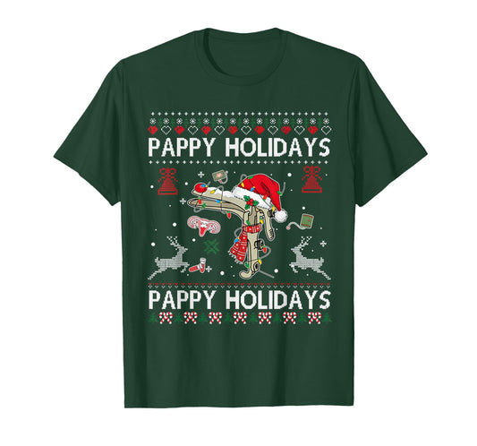Pappy Holiday Reindeer Speculum Nurse Gynecologist Christmas T-Shirt