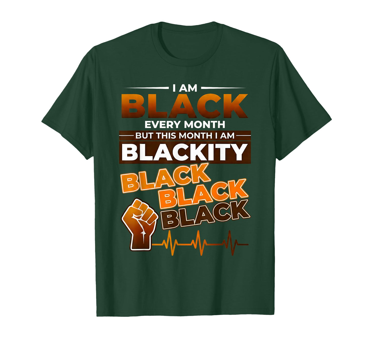 I Am Black Every Month But This Month I'm Blackity Black T-Shirt