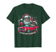 Classic Muscle Car Santa Hotrod V8 Enthusiast Christmas T-Shirt