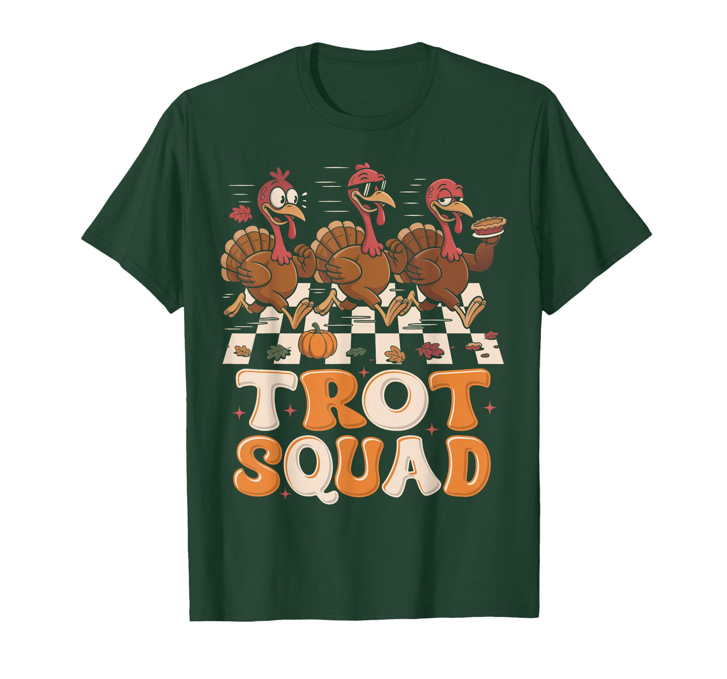 Thanksgiving Turkey Trot Squad 2025 Trot Race Women Men Kids T-Shirt