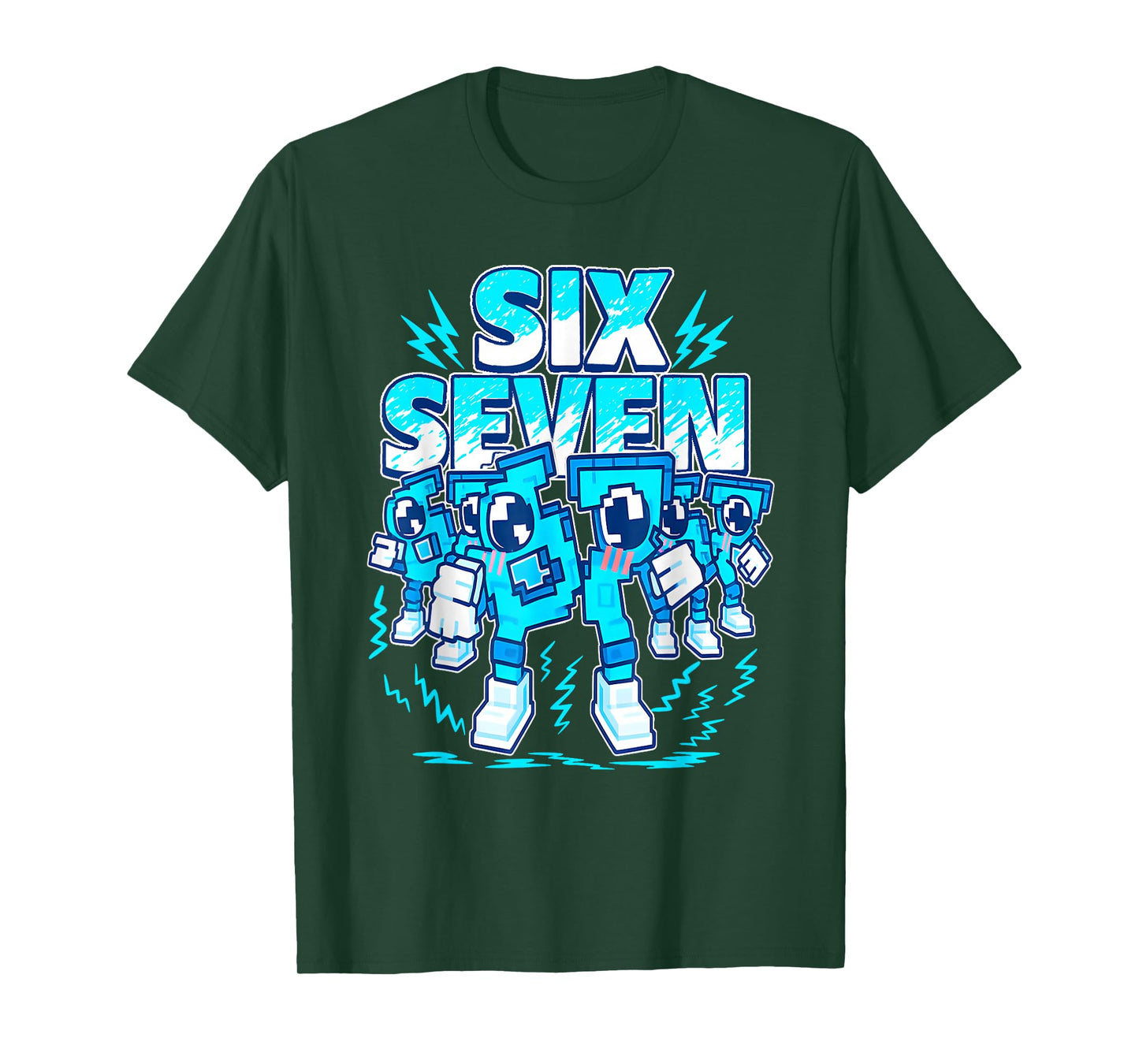 67 Meme Six Seven 6 7 Italian Brainrot Birthday Kids Boys T-Shirt