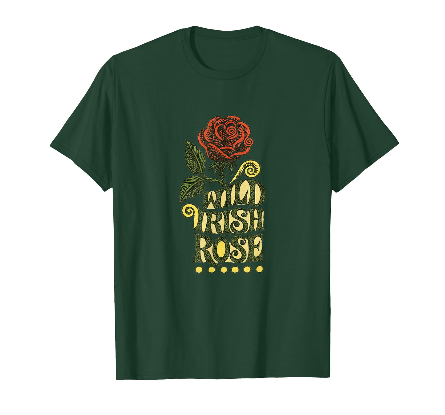 Wild Irish Rose Ireland Roses Art T-Shirt