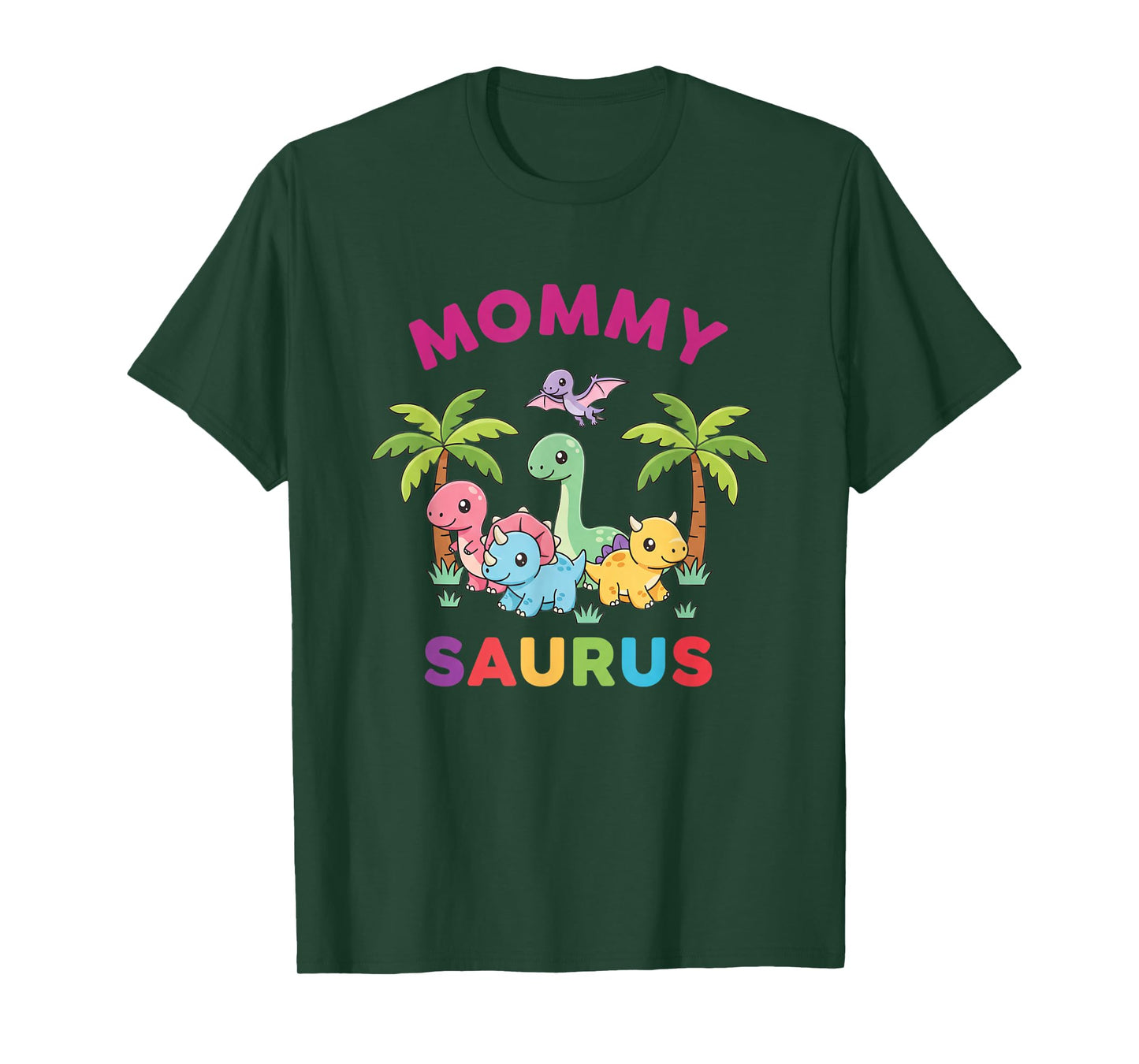 Mythical & Prehistoric Mommy Saurus Dinosaur Mom Family T-Shirt