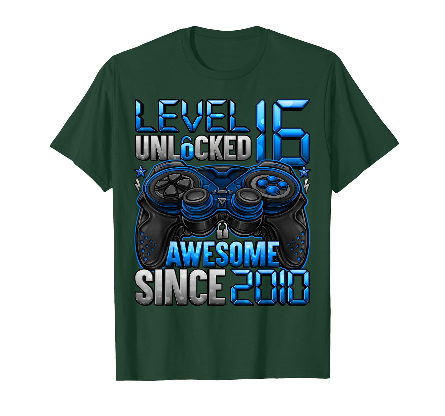 Level 16 Unlocked 16 Year Old Gifts Boys 16th Birthday Boy T-Shirt