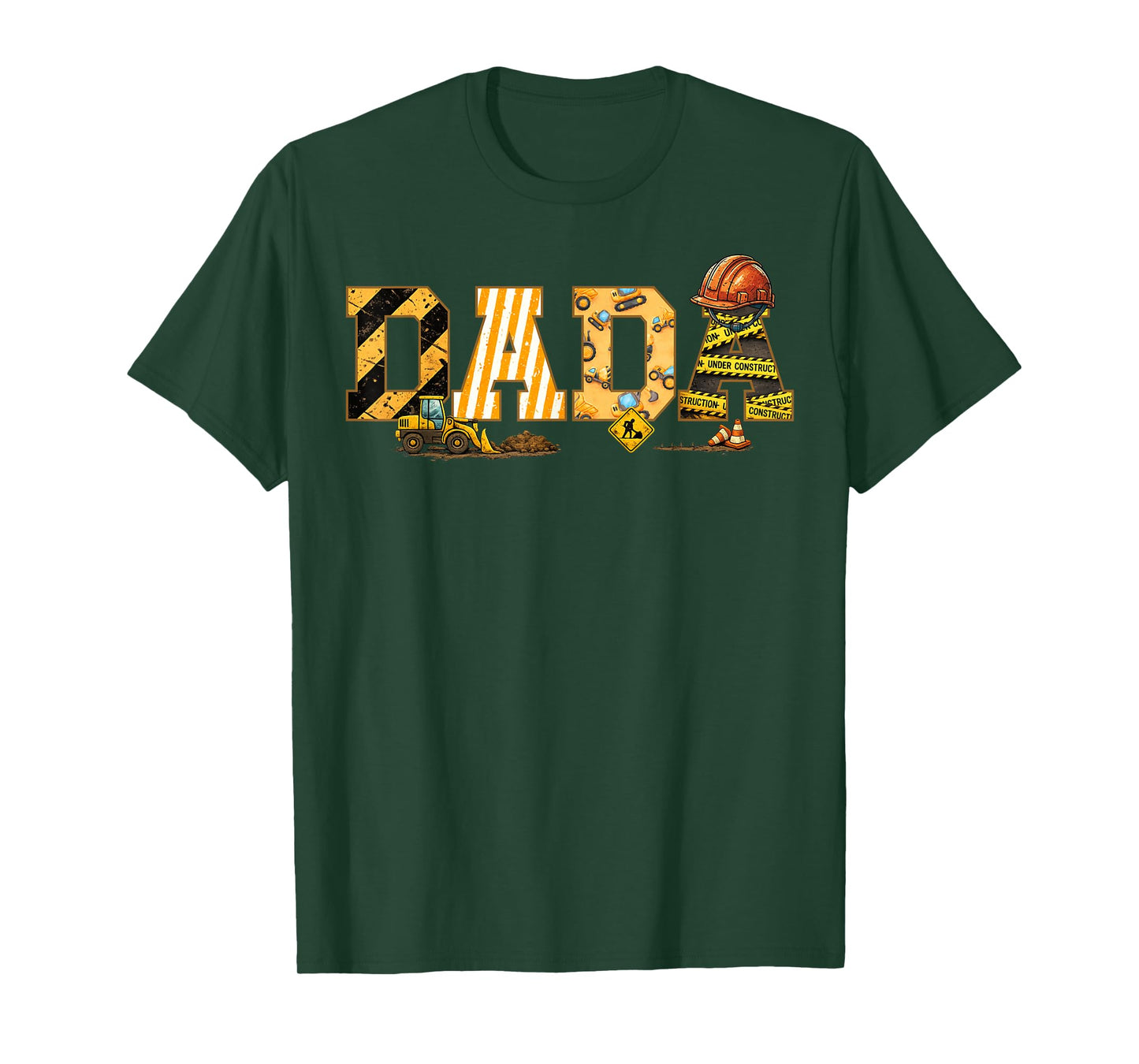 Dada Construction Birthday T-Shirt
