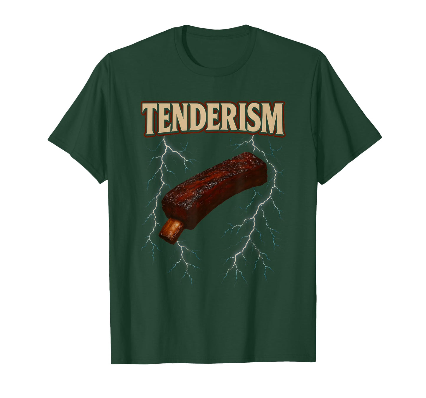 Tenderism Beef Rib 90s Bootleg Concert Viral Meme T-Shirt