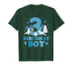 Winter 3rd Birthday Boy Arctic Animals 3 Year Old Birthday T-Shirt
