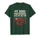 My Book Preference Naughty List Readers Funny Christmas Joke T-Shirt