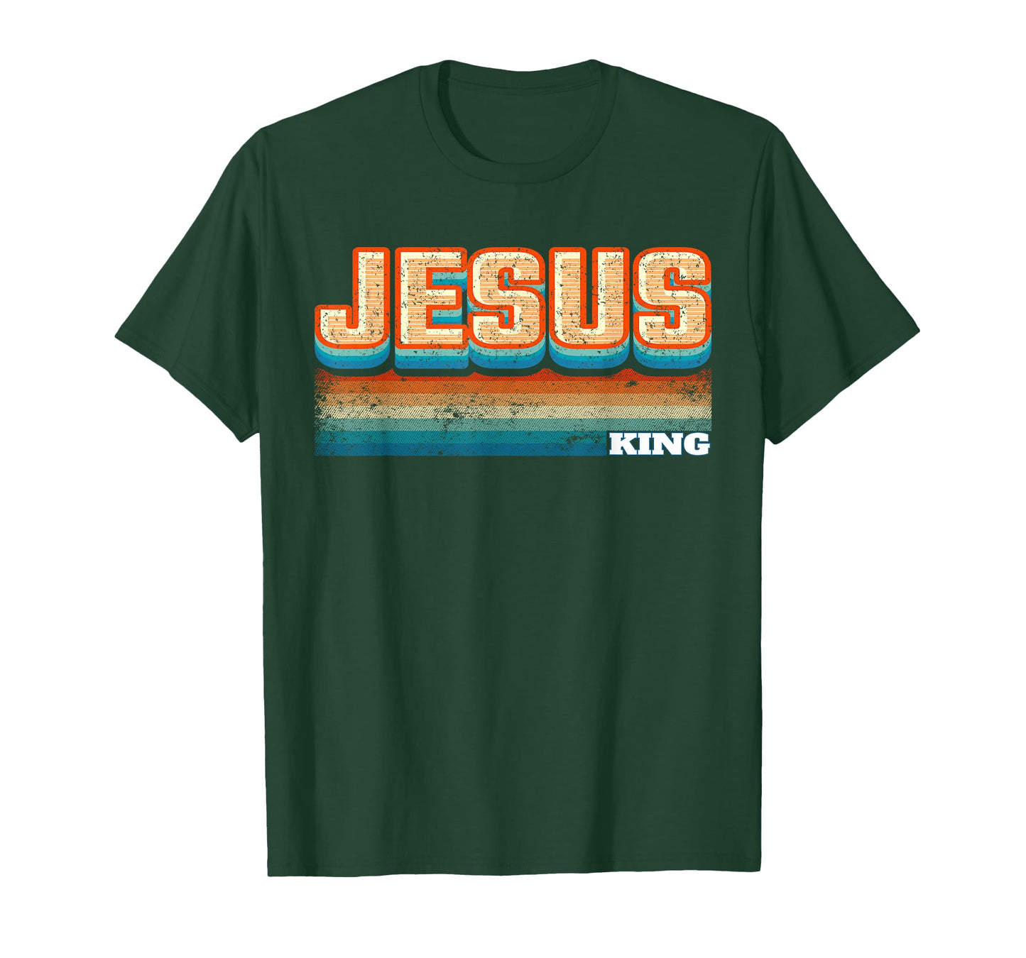 Jesus King Retro Vintage T-Shirt