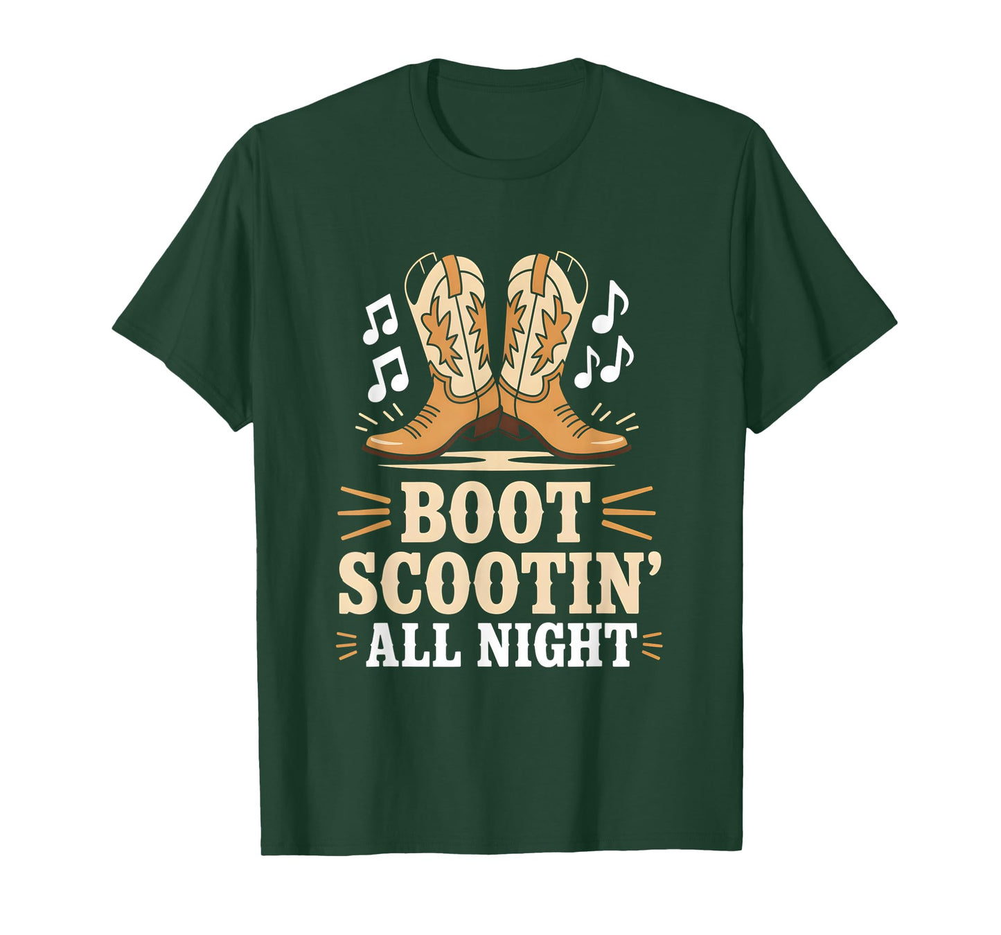 Boot Scootin’ All Night Country Line Dancer T-Shirt
