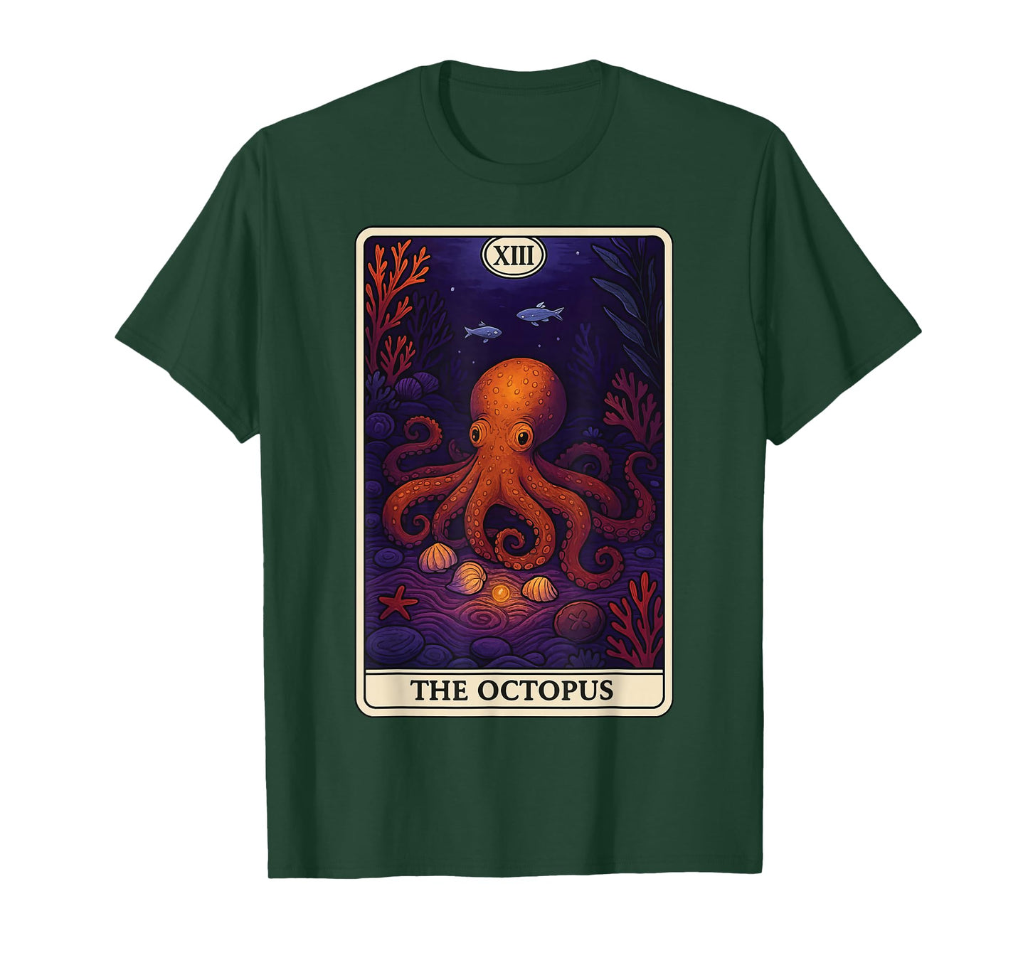 The Octopus Tarot Card T-Shirt