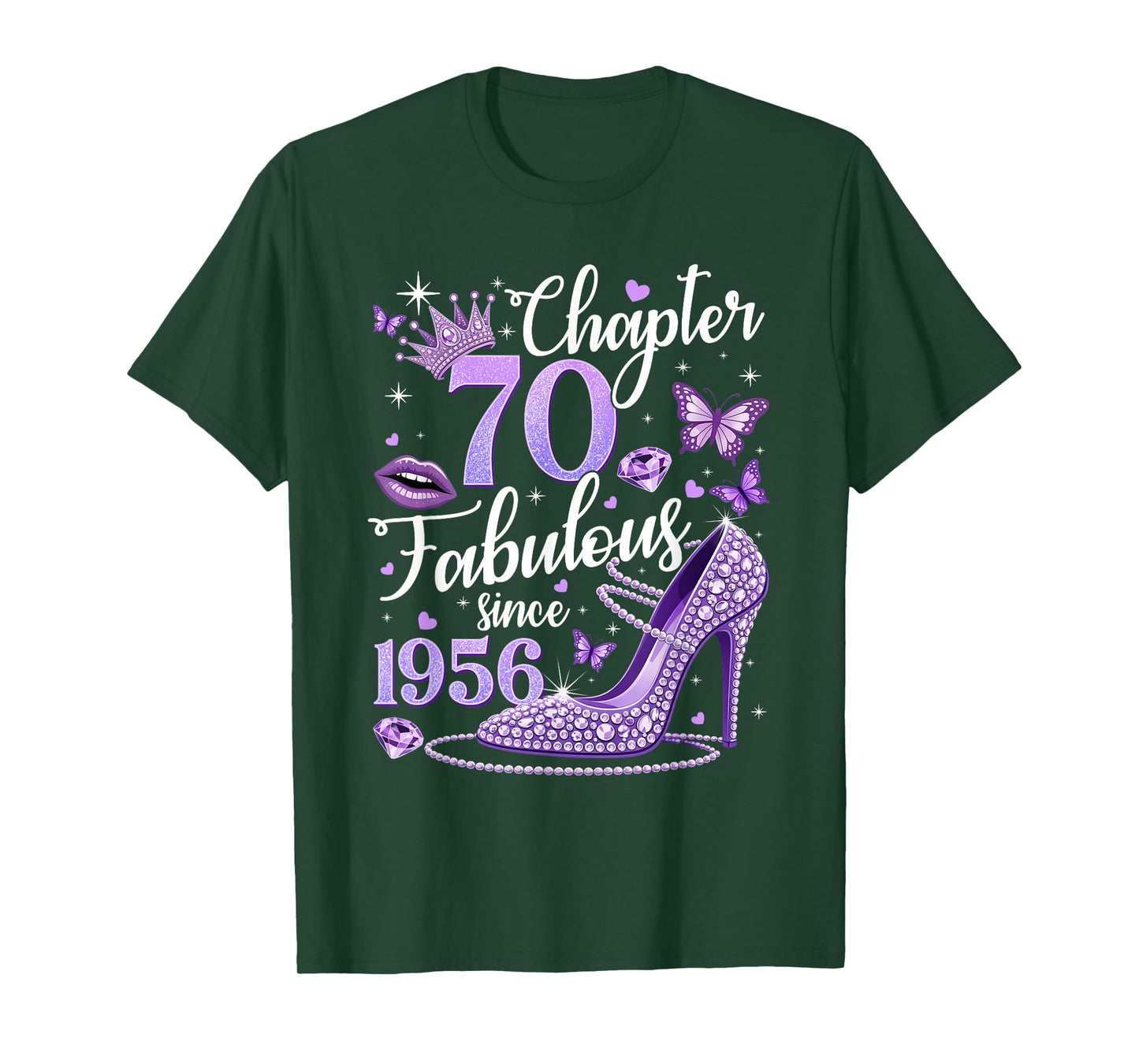 Chapter 70 Fabulous Since 1956 70 Years Old Birthday Women T-Shirt