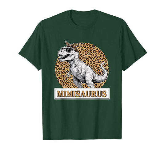 Mythical & Prehistoric Mimisaurus Retro Dino Mimi Saur T-Shirt