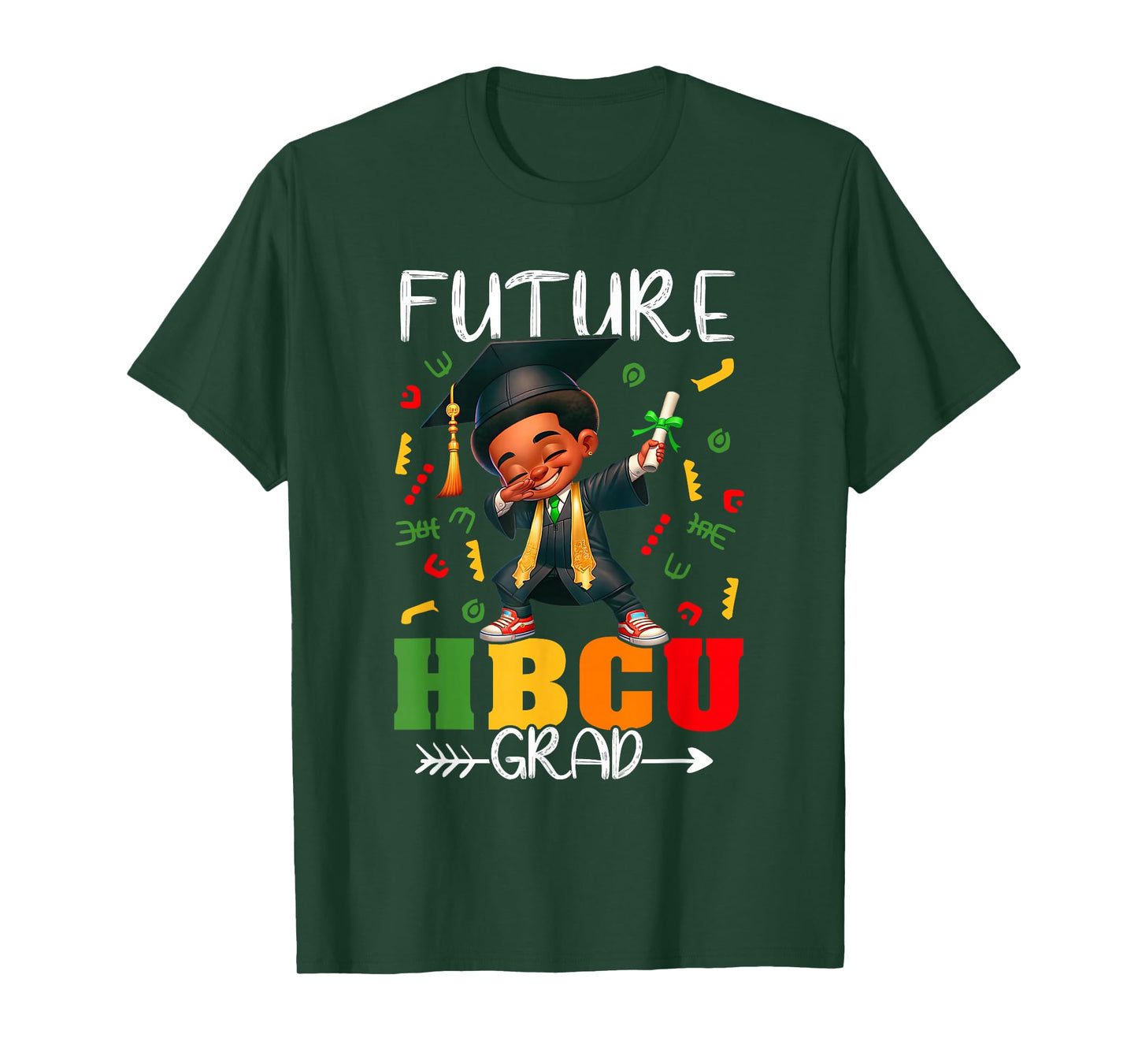Future HBCU Grad History Black Boy Graduation HBCU Kids T-Shirt