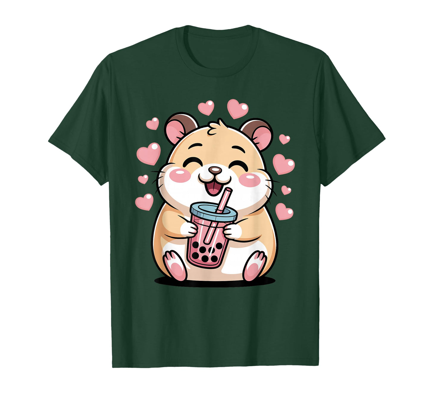 Hamster Bubble Tea Kawaii Boba T-Shirt