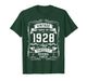 Vintage 1928 98yr 98th Birthday Gifts for Men 98 Years Old T-Shirt