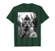 Funny Shocked Cat Selfie with Bigfoot Sasquatch Forest T-Shirt
