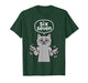 67 Six Seven 6-7 Gray Cat - Funny Slang Gaming Brainrot Meme T-Shirt