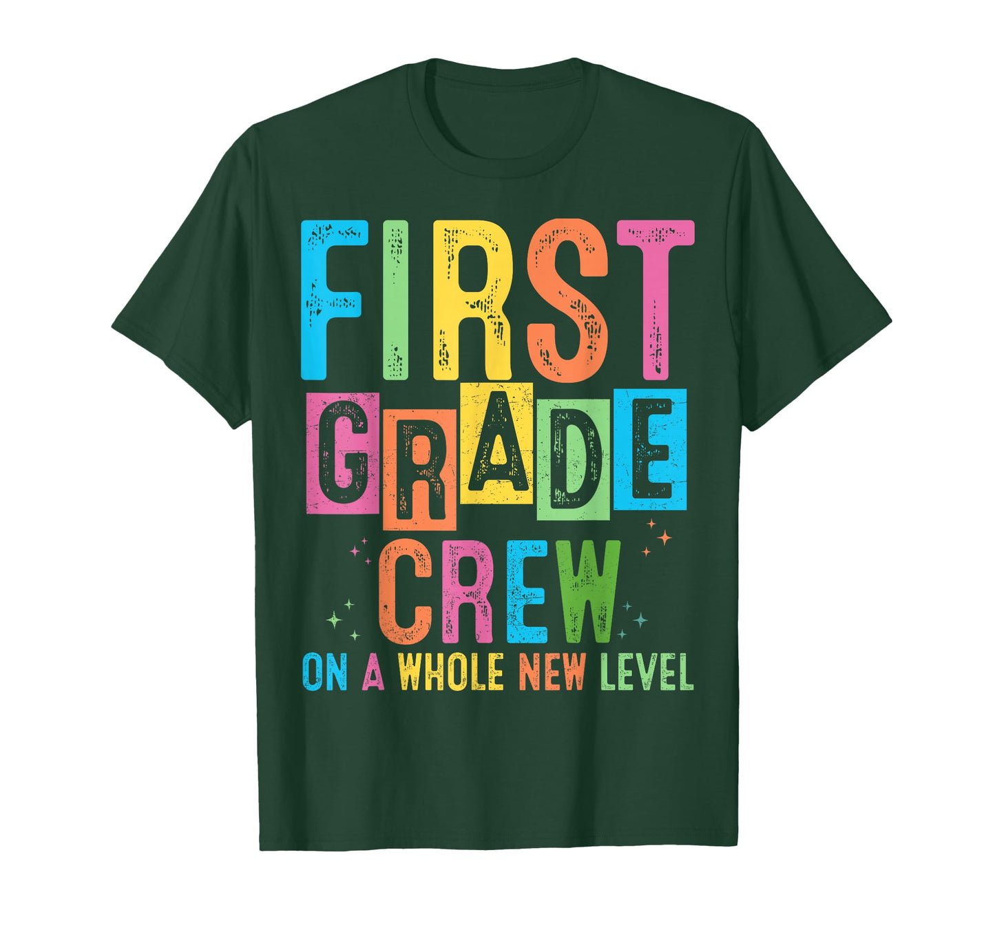 Back to School First Grade Crew On A Whole New Level T-Shirt