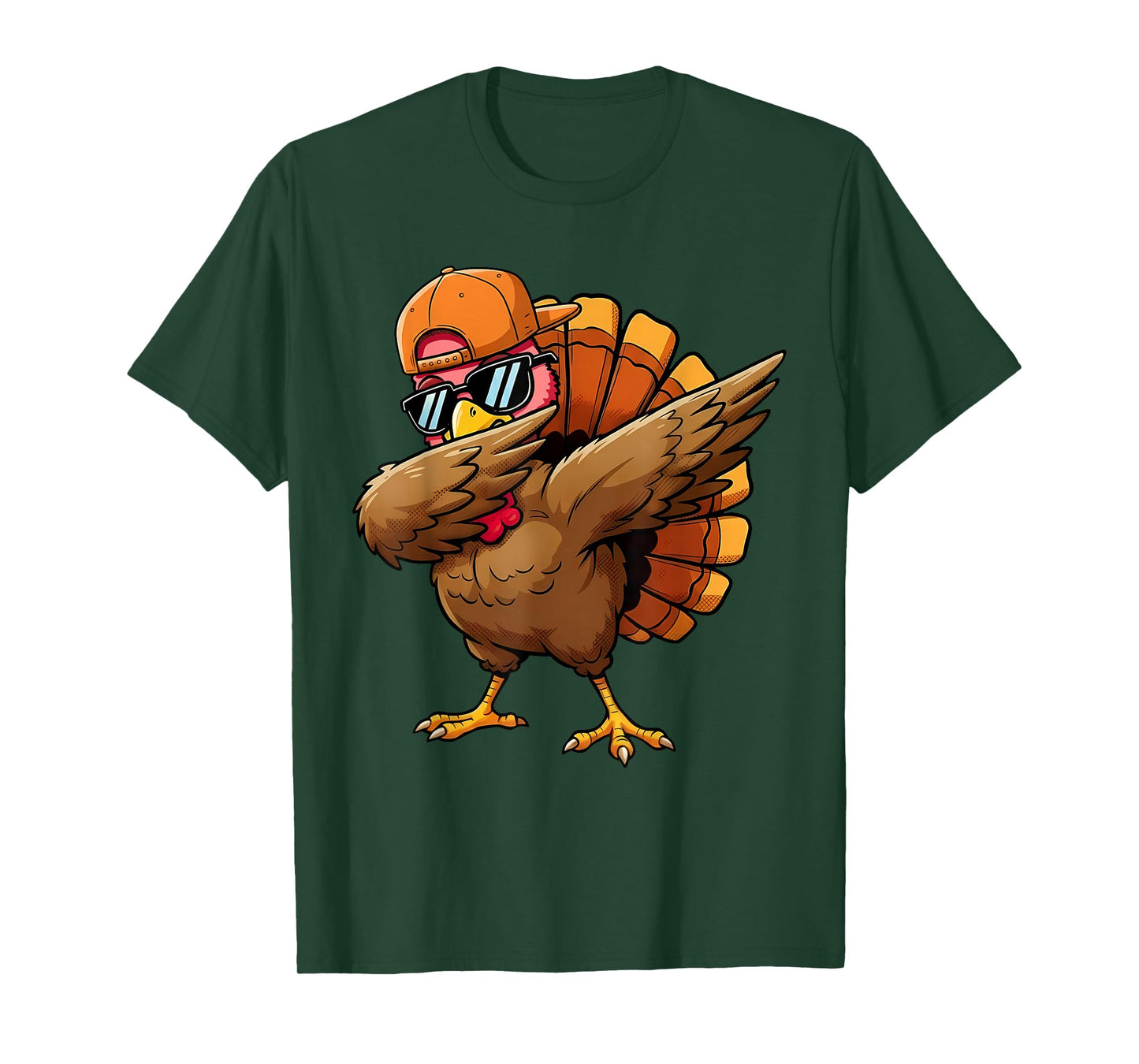 Funny Dabbing Turkey Thanksgiving for Boys, Kids & Toddlers T-Shirt