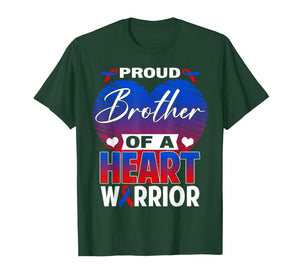 Proud Brother of A Heart Warrior CHD Awareness Month T-Shirt