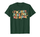 Funny Aunt Life I'm Just Here for My Niece Auntie Groovy T-Shirt