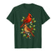Cardinal Birds on Holly Branches T-Shirt