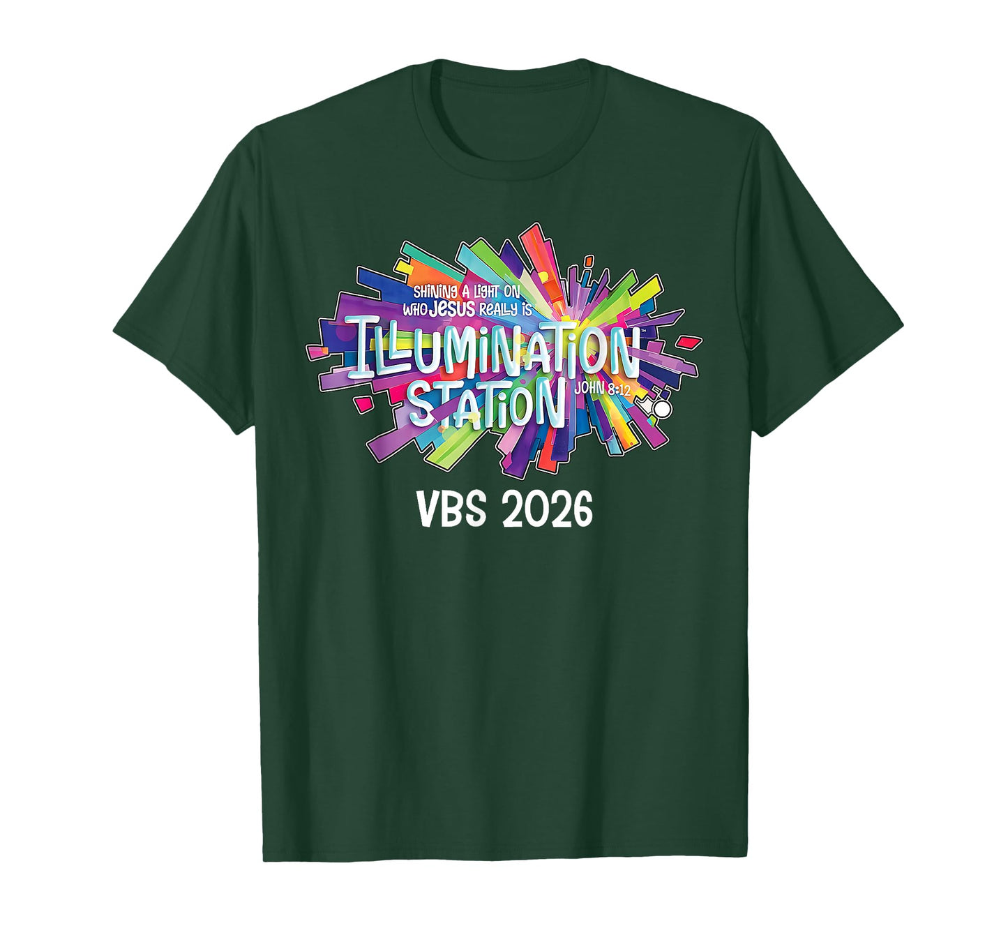 Illumination Station VBS 2026 Bible Jesus Christian Lights T-Shirt