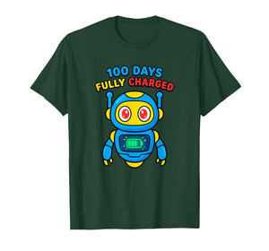 100th Day of School Fully Charged T-Shirt