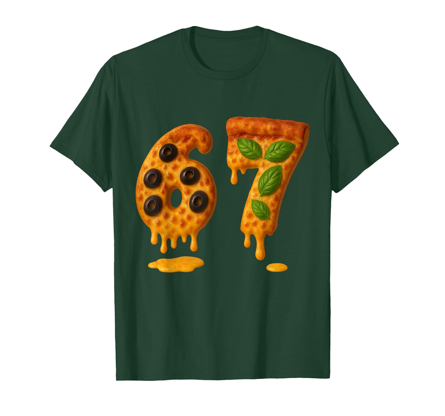 67 Ice Pizza Meme Funny Six Seven Cool T-Shirt