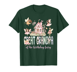 Great Grandpa of The Birthday Fairy Girl Magical Matching T-Shirt