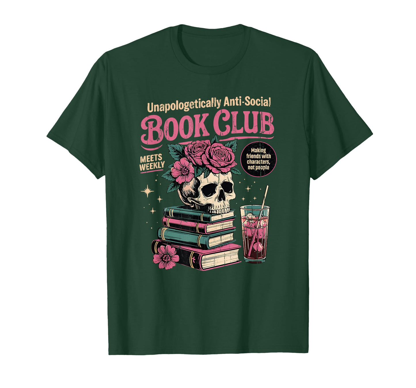 Unapologetically Anti Social Book Club T-Shirt