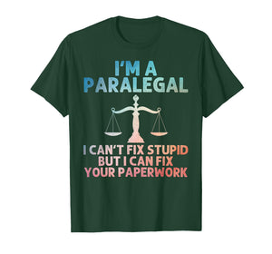 Best Paralegal Art for Men Women Law Student Paralegal T-Shirt