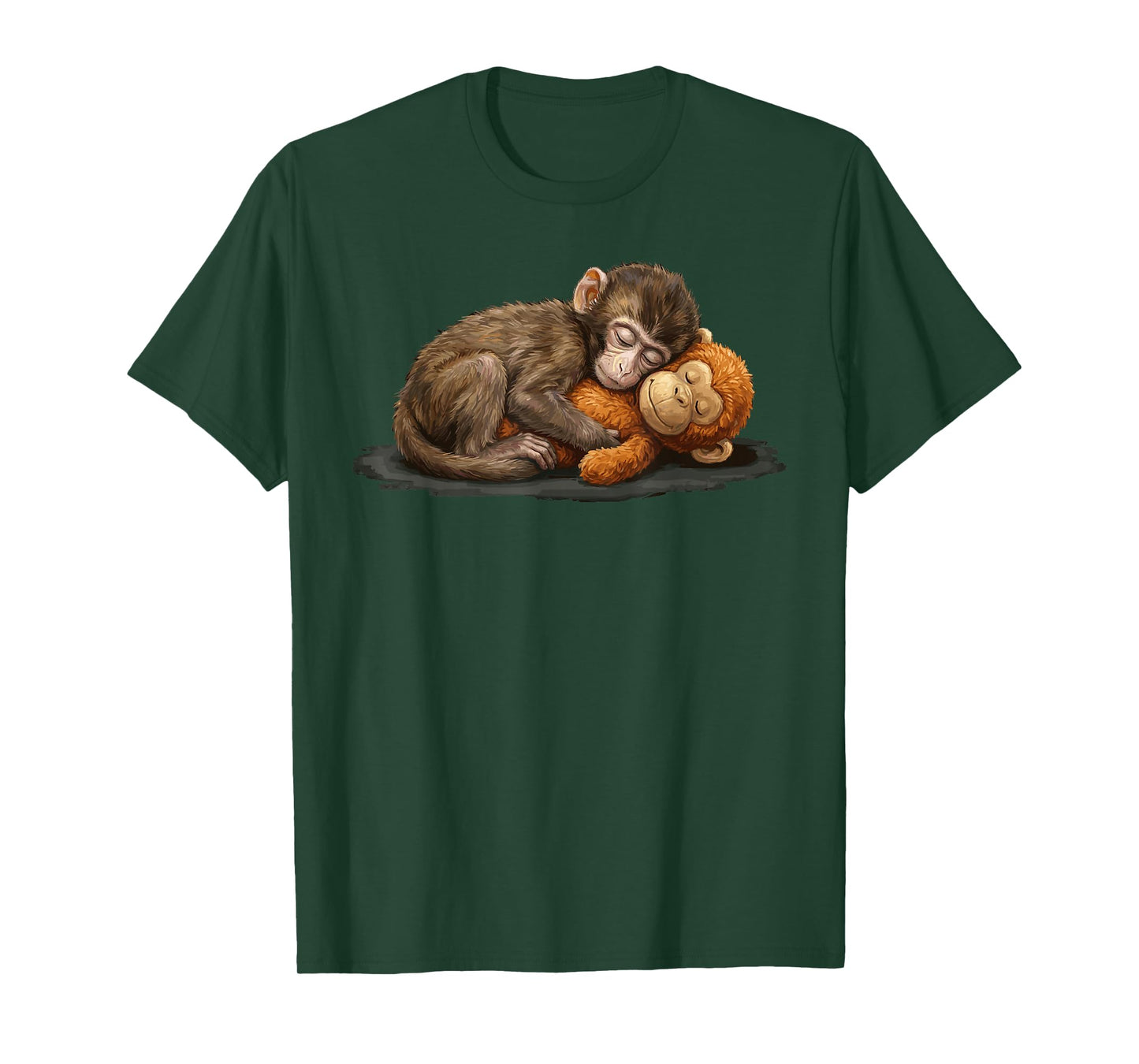 Cute Baby Monkey Punch Meme Men Women T-Shirt